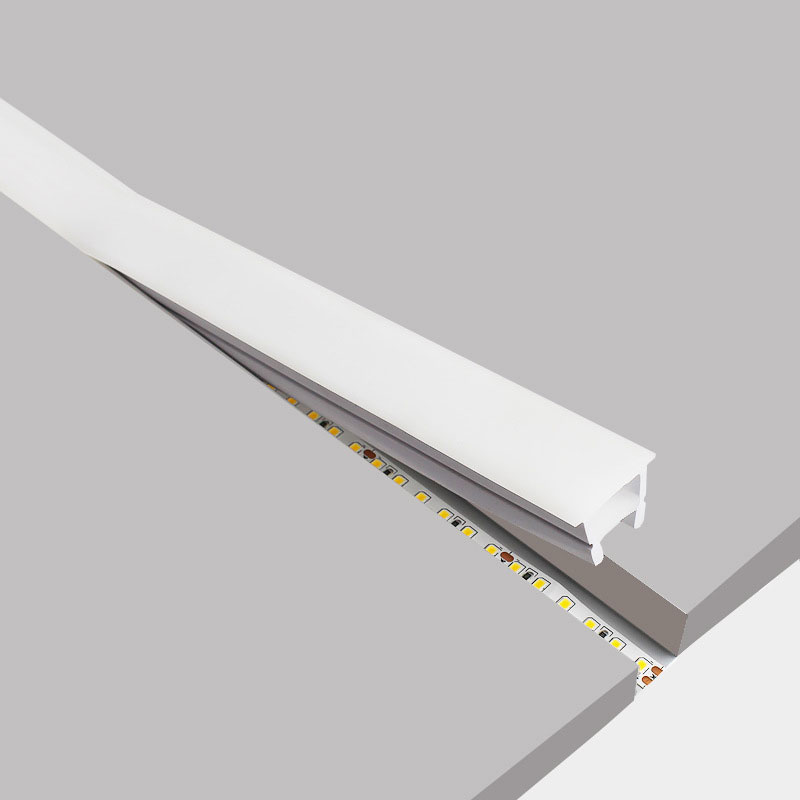 3020 Recessed Flexible Silicone LED Light Strip Cover No Flanges